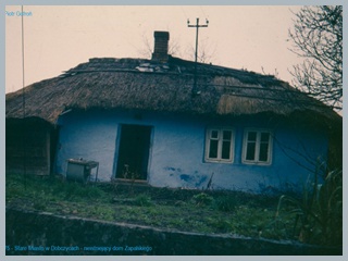 Stare Miasto w Dobczycach - dom Zapalskiego [fot. Piotr Gofroń 1975 r.]